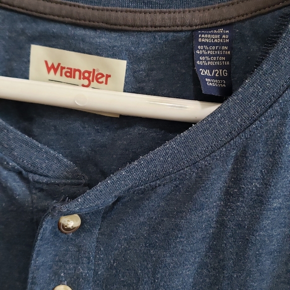 Men's Wrangler short sleeved shirt size 2 xl - Picture 3 of 3